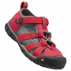 Dětské sandály SEACAMP II C, racing red/gargoyle, Keen, 1014470, červená - 27/28