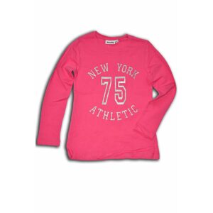 tričko dívčí, dlouhý rukáv, Wendee, OZFB102502-1, růžová - 98 | 3roky