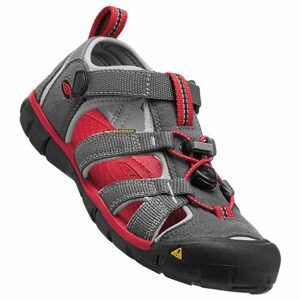 Dětské sandály SEACAMP II CNX, magnet/racing red, Keen, 1014123, šedá - 31