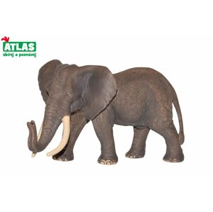E - Figurka Slon africký 16cm, Atlas, W101804