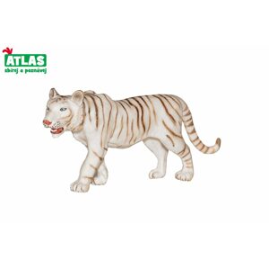 C - Figurka Tygr bílý 13cm, Atlas, W101809