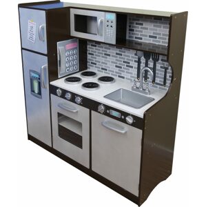 Kuchyňka s lednicí dřevěná 107x40x109 cm, W008223