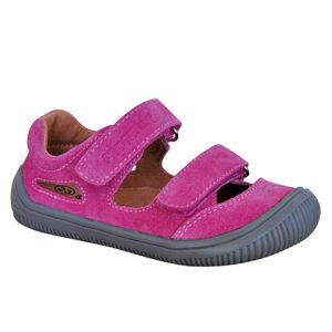 dívčí boty sandály Barefoot BERG FUXIA, Protetika, fuchsia - 32