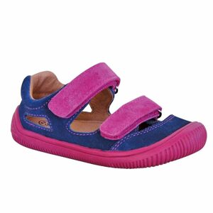 dívčí boty sandály Barefoot BERG BLUE, Protetika, tmavě modrá - 33