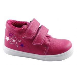 dívčí celoroční obuv J022/M/V - hvězdy růžová, jonap, růžová - 21