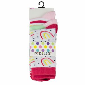 ponožky dívčí - 3pack, Pidilidi, PD0126, Holka - 27-30