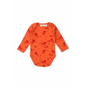 Body kojenecké BIO bavlna, Minoti, Simba 3, oranžová - 56/62 | 0-3m