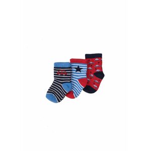 Ponožky chlapecké 3pack, Minoti, NBB SOCK 34, kluk - 50/68 | 0-6m