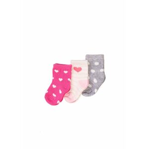 Ponožky dívčí 3pack, Minoti, NBG SOCK 20, holka - 80/92 | 1/2let