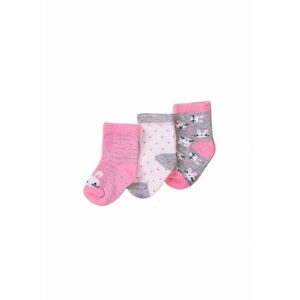 Ponožky dívčí 3pack, Minoti, NBG SOCK 21, holka - 50/68 | 0-6m