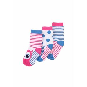 Ponožky dívčí 3pack, Minoti, TG SOCK 25, holka - 92/98 | 2/3let