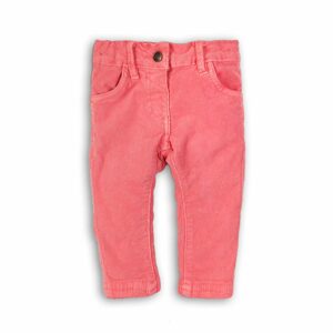 Kalhoty dívčí, Minoti, FOREST 7, růžová - 68/80 | 6-12m