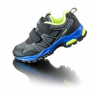 Chlapecké boty sportovní outdoorové AKA, Bugga, B00167-09, šedá - 30