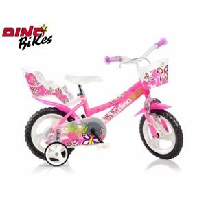 Dětské kolo růžové, Dino Bikes, W012677