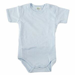 body kojenecké s krátkým rukávem, Pidilidi, 950523-04, modrá - 62