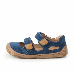 chlapecké sandály Barefoot MERYL BROWN, Protetika, modro-hnědá - 20