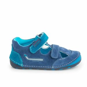 chlapecké  boty Barefoot FLIP BLUE, Protetika, tmavě modrá - 23