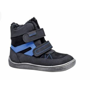 Chlapecké zimní boty Barefoot RODRIGO BLACK, Protetika, černá - 29