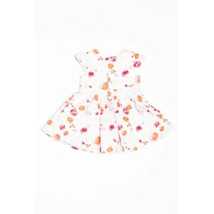 Šaty kojenecké s mašlí, Minoti, flowers 6, holka - 74/80